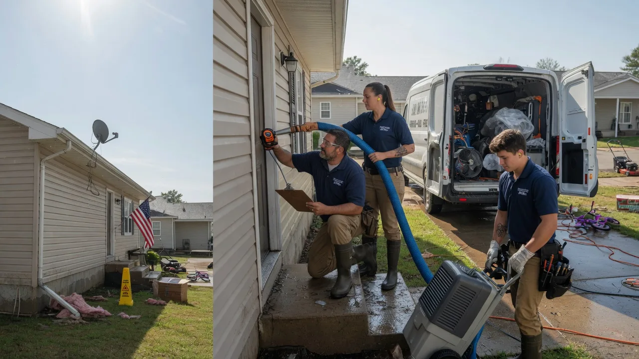 Ceiling Water Damage Restoration in Mcpherson, KS near me